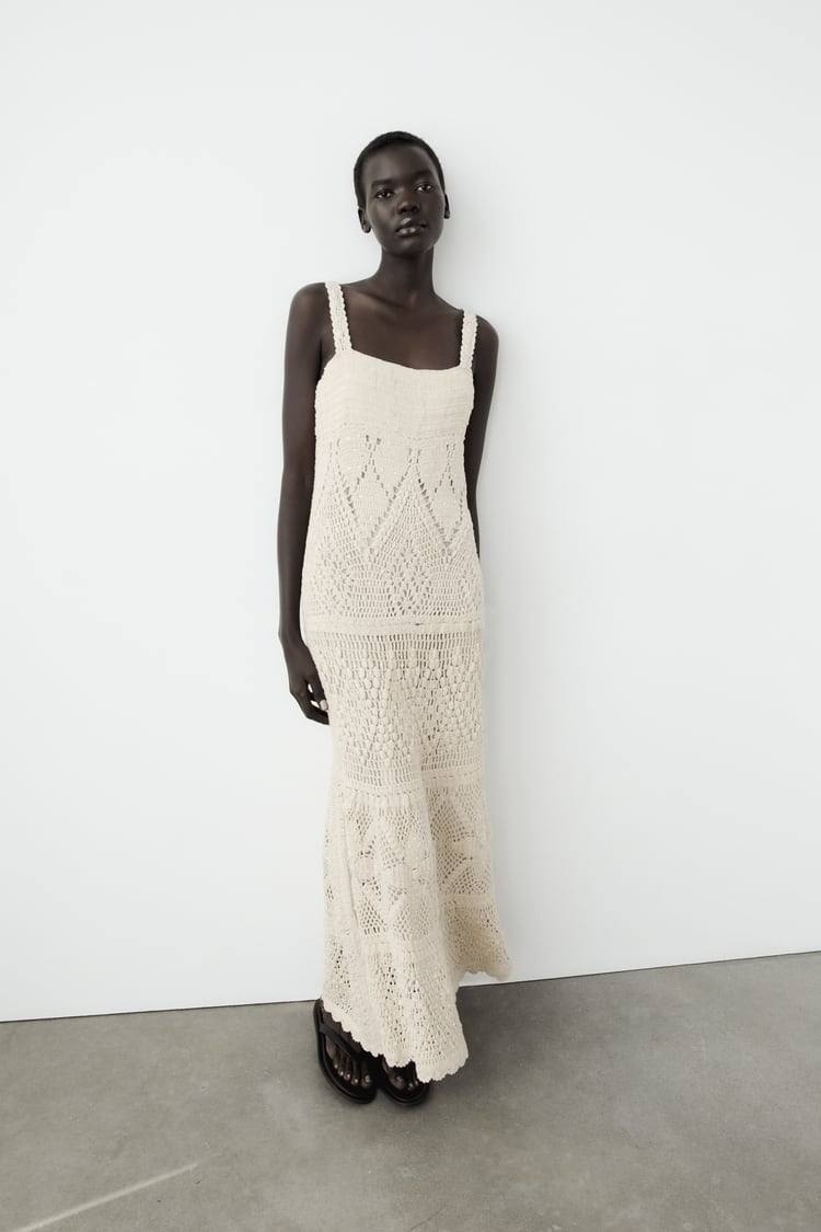 Cinco vestidos de crochet de Zara que enamoran a primera vista