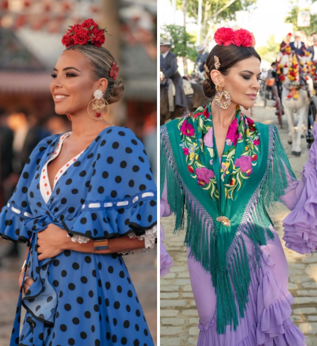 Así han sido las famosas mejor vestidas en esta Feria de Abril 2024