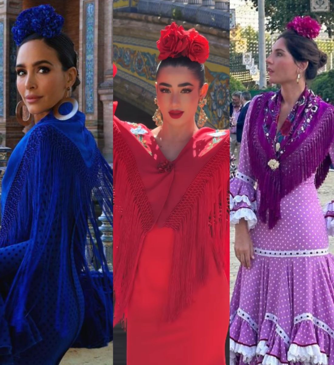 De Rocío Osorno a Lourdes Montes: los trajes de flamenca de las famosas se superan este año