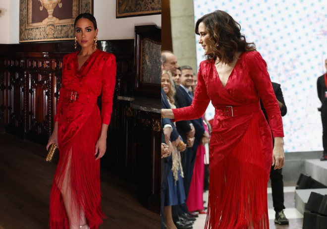 Este es el precio del vestido viral de Ayuso que diseñó Rocío Osorno