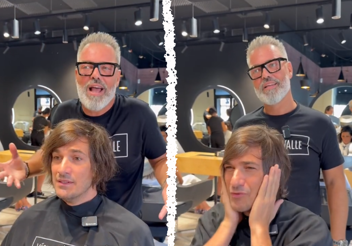 Hugo Salazar le pide un cambio de look al peluquero más famoso de Sevilla: “La gente no me reconoce…”