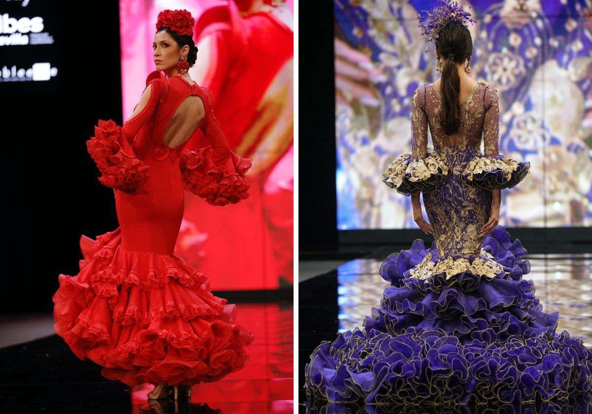 Estas son las tendencias de peinados y complementos para vestir de flamenca más vistas en SIMOF 2025