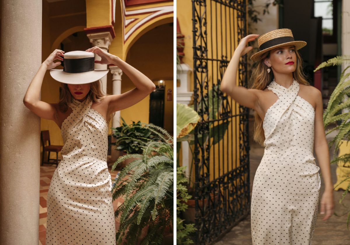 Así son las faldas confeccionadas con mantón de Manila que puedes ponerte para la Noche del Pescaíto y que son de una firma sevillana