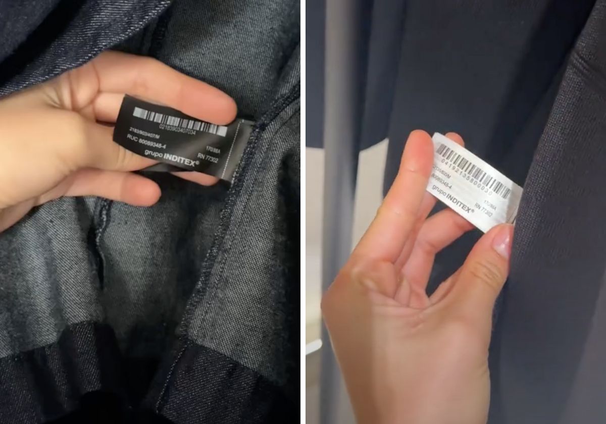 El verdadero significado de las etiquetas negras en Zara: ni es la talla ni los consejos de lavado