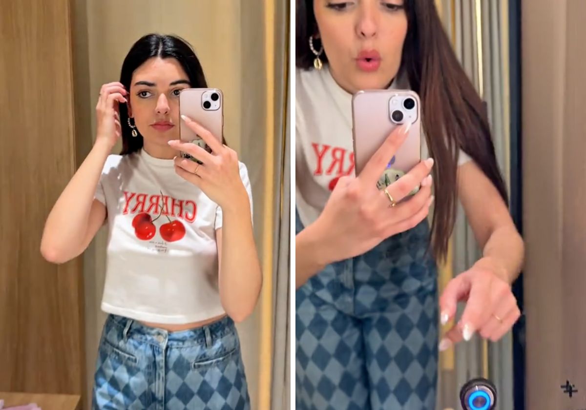 Descubre un botón secreto en los probadores de Mango y alucina: “Es imposible no verte guapa”