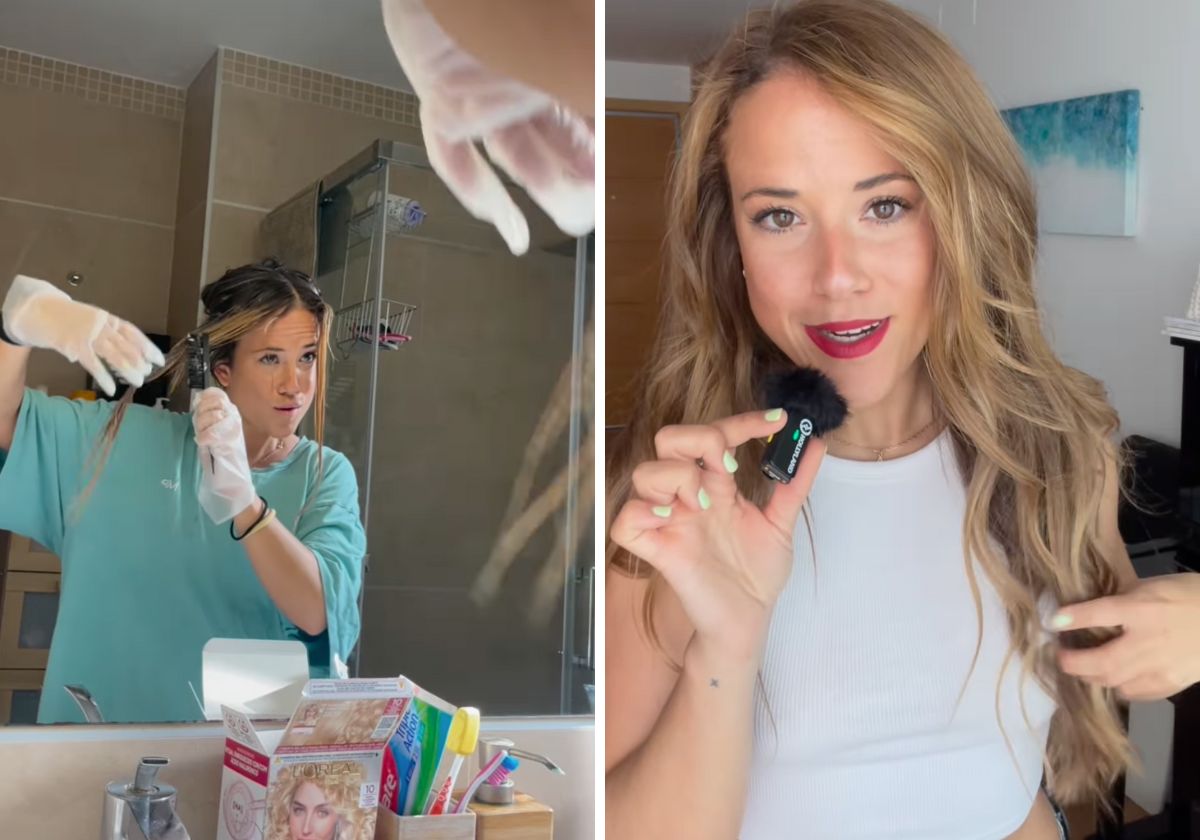 Se hace las mechas en casa y el resultado queda de peluquería: “No se creen que me lo hago yo”