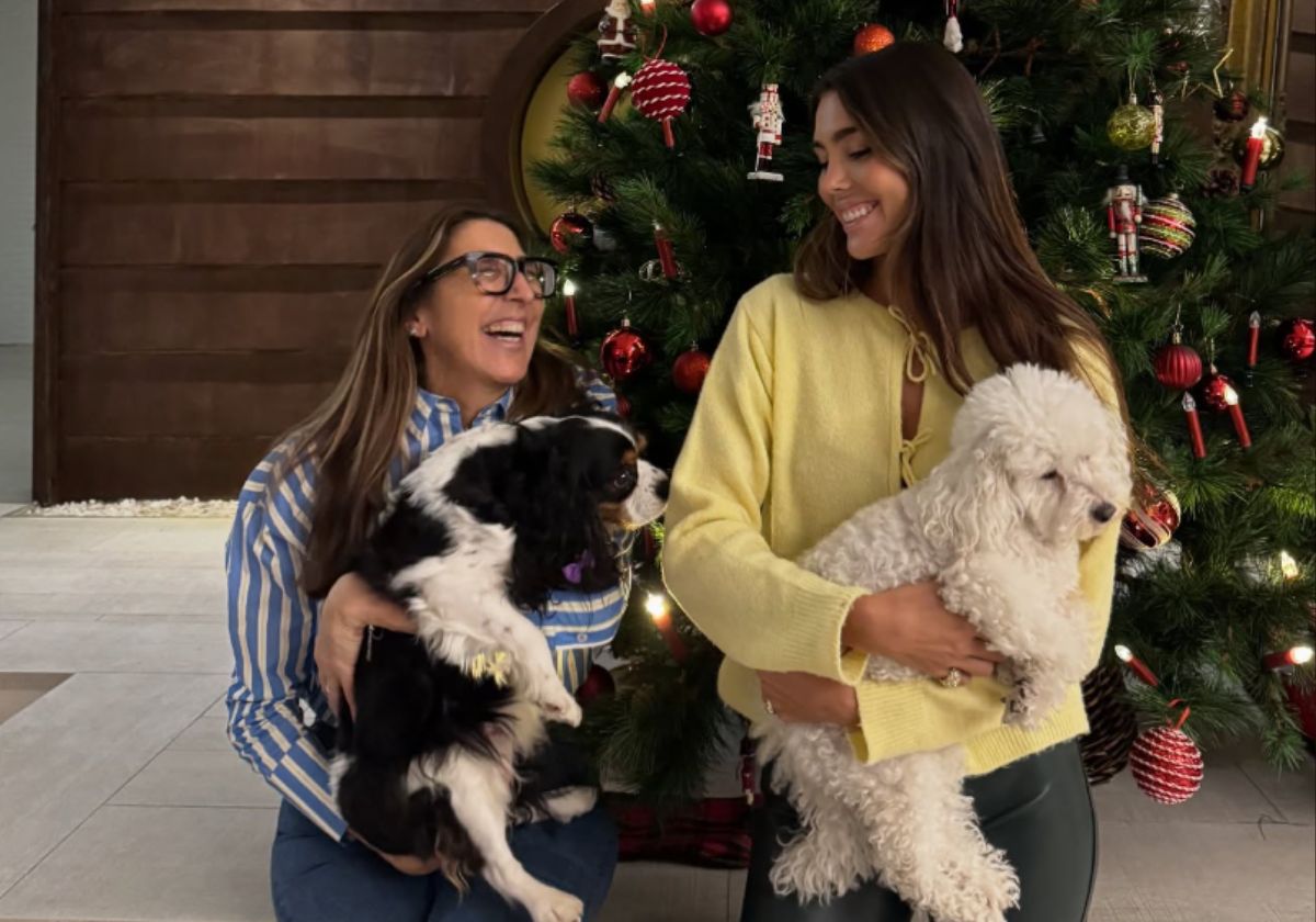 El árbol de Navidad minimalista de Paz Padilla es inesperado, pero es sencillo, elegante y se olvida de una antigua tradición