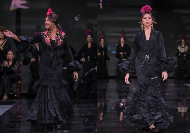 Salma y Daniela, las hijas de Joaquín Sánchez, participan como modelos en el desfile de Aurora Gaviño de SIMOF: “Ha sido increíble”