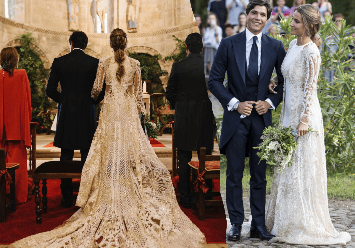 María Pombo revela que su vestido de novia se inspiró en los mantos de las vírgenes: “Vivo obsesionada con ellos”