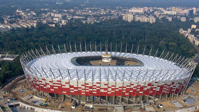 Foto del Estadio Nacional de Varsovia