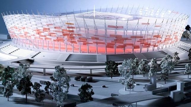 Foto del Estadio Nacional de Varsovia