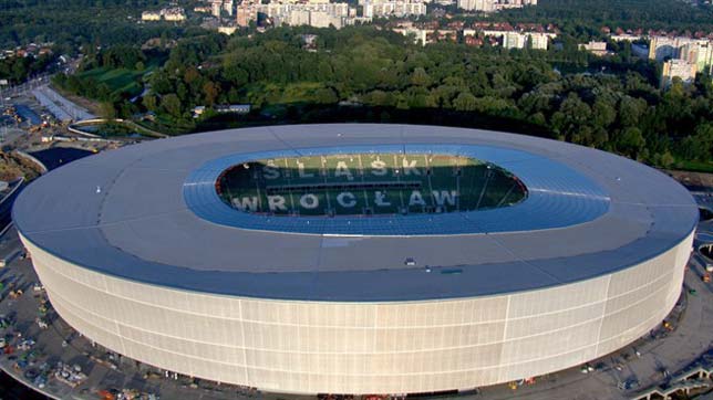 Foto del Estadio Nacional de Wroclaw