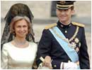  La Reina Sofia llega con el Pr�ncipe a la Catedral