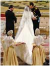  El Pr�ncipe recibe en el altar a su futura mujer, do�a Letizia Ortzi que entr� en la Catedral del brazo de su padre