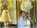   Los Pr�ncipes de Asturias visitan la Virgen del Pilar en Zaragoza
