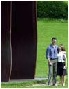   Los Pr�ncipes de Asturias, visitan el museo Chillida Leku