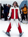 07/02/04. Let�zia Ortiz posa para los medios en Baqueira