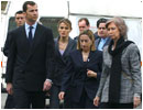 11/03/04. El Pr�ncipe de Asturias, su prometida y la reina do�a Sof�a visitan, acompa�ados de la ministra de Sanidad a los heridos en los atentados de Madrid