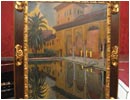 14/04/04. Cuadro de la Alhambra, regalo del Ayuntamiento de Granada