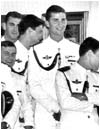 Con un grupo de cadetes de la Academia General del Aire