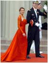 14/05/04. Don Felipe de Borb�n y Do�a Letizia, en la boda del pr�ncipe Federico de Dinamarca y la australiana Mary Donaldson.