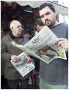 La noticia pill� por sorpresa a los ciudadanos. Los peri�dicos se hac�an eco en sus portadas