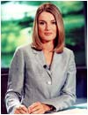 Imagen de la periodista Letizia Ortiz durante el telediario que presentaba