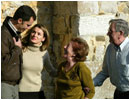21/12/03.Letizia Ort�z y Don Felipe visitando a los abuelos paternos de la novia en la localidad asturiana de Sardeu