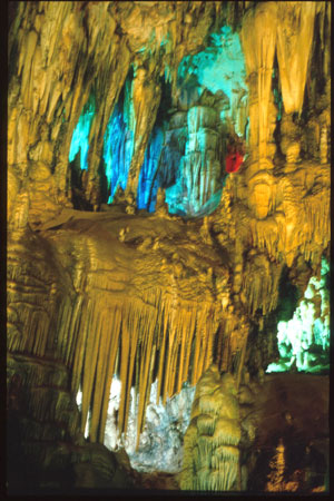 Detalle de la gruta, que tiene más de cuatro mil metros de recorrido