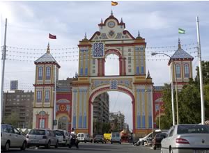 Portada de la Feria 2004, que representa al Palacio de San Telmo