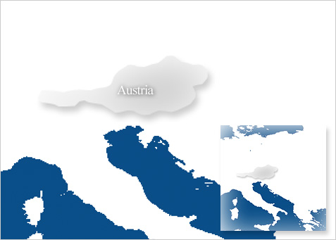 El mundo ante el virus de la gripe A | Mapa de Austria