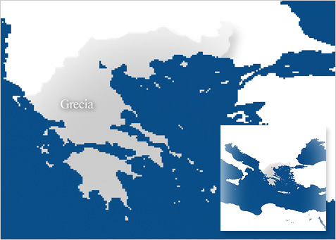 El mundo ante el virus de la gripe A | Mapa de Grecia