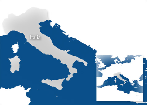 El mundo ante el virus de la gripe A | Mapa de Italia
