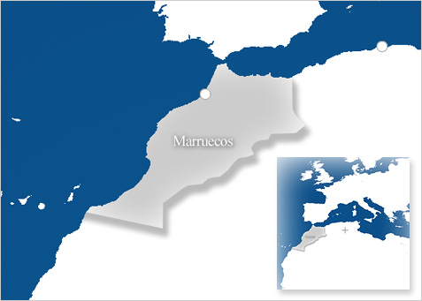 El mundo ante el virus de la gripe A | Mapa de Marruecos