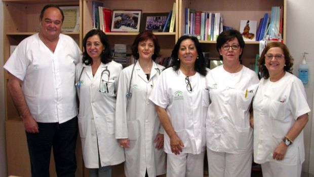 Equipo de profesionales de la Unidad de Alergología del Área Hospitalaria de Valme