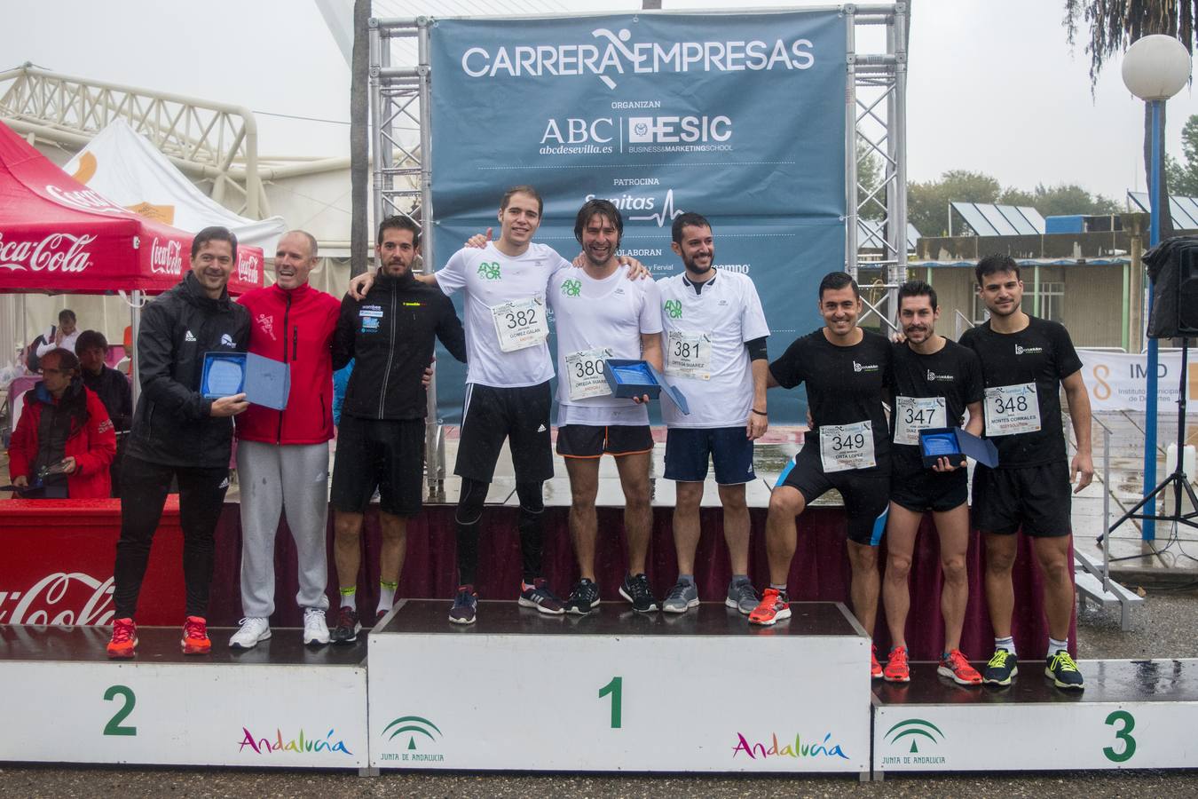 Competitividad y compañerismo en la I Carrera de Empresas ESIC-ABC de Sevilla