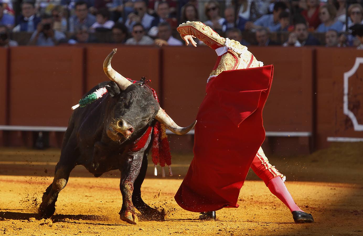 Y era la primera corrida de Pepe Moral con toros de Miura en Sevilla