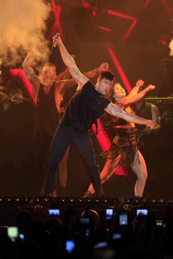 Ricky Martin colma Sevilla de positividad y libertad: «Olviden sus problemas, hoy estamos para disfrutar»