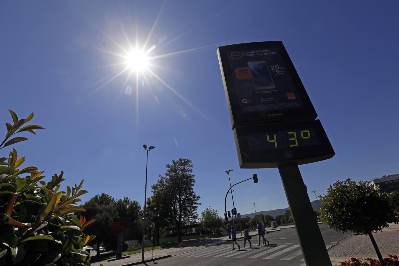 Córdoba registra la temperatura máxima del año con 41,3 grados