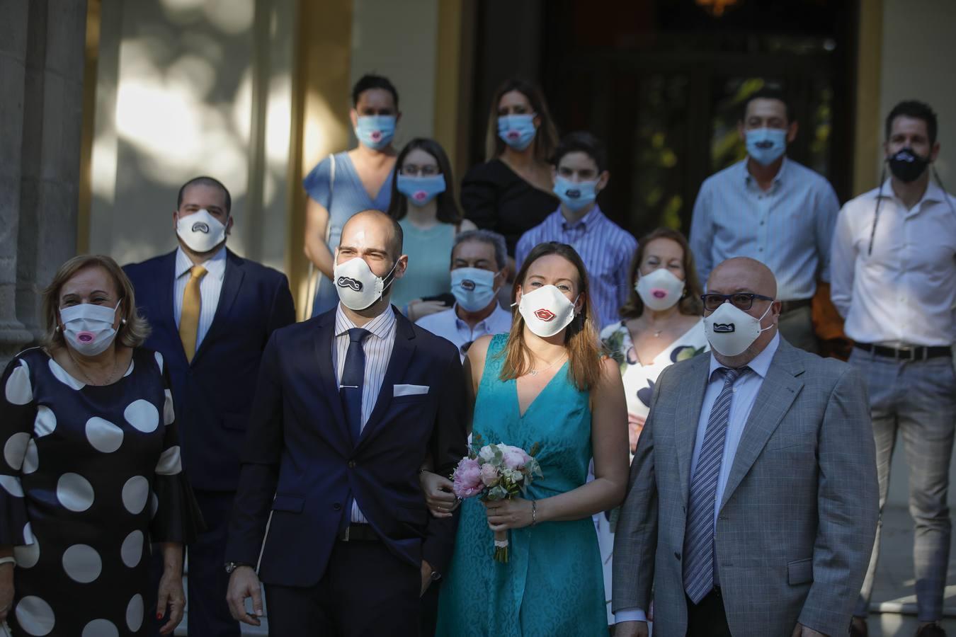 Primera boda en el Ayuntamiento de Sevilla tras la pandemia del ...