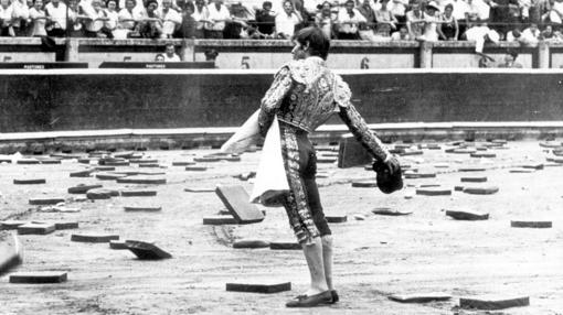 El Cordobés, en San Fermín en 1965