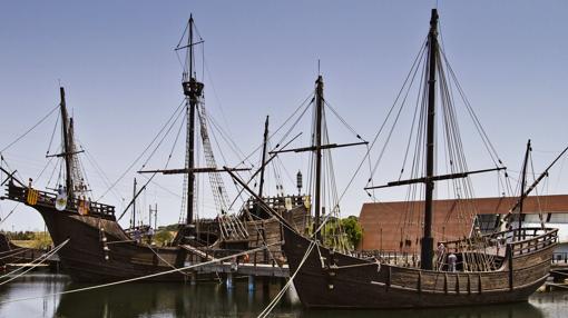 Muelle de Las Carabelas, en Palos de la Frontera