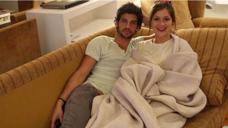 Imagen de Jorge y Miri en la casa de «MasterChef»