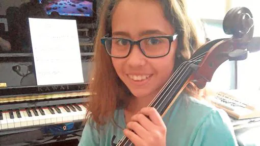 Marta, que pasó la prueba de violonchelo y no tiene plaza en Jaén