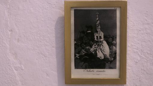 Un penitenciado con sambenito en un grabado de Goya