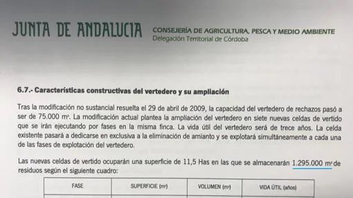 Documento oficial de la Junta de Andalucía