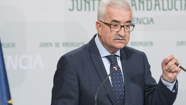 El vicepresidente de la Junta, Manuel Jiménez Barrios