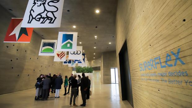 Una de las exposiciones en el Centro de Creación Contemporánea de Andalucía