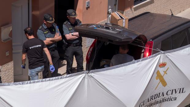 Imagen de la Guardia Civil en el lugar de los hechos