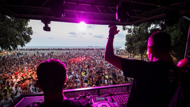 Una de las actuaciones en la gran cita de la música electrónica en España, en Cuevas de Almanzora